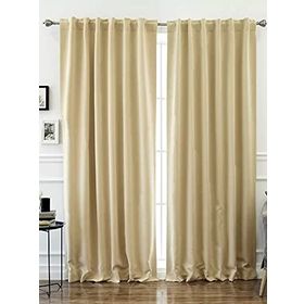 Evdepo Home Karartma Blackout Pilesiz Bej 230x240 cm Fon Perde