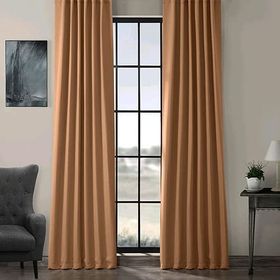 Evdepo Home Karartma Blackout Pilesiz Deve Tüyü 50x260 cm Fon Perde