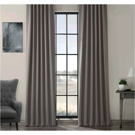 Evdepo Home Karartma Blackout Pilesiz Gri 300x275 cm Fon Perde
