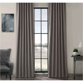 Evdepo Home Karartma Blackout Pilesiz Gri 300x275 cm Fon Perde