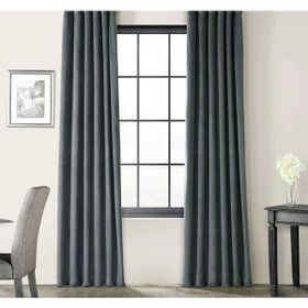 Evdepo Home Karartma Blackout Pilesiz İndigo 280x240 cm Fon Perde