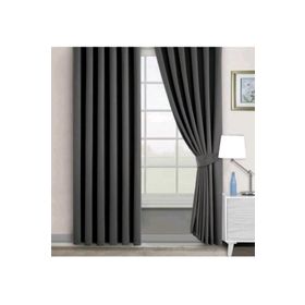 Evdepo Home Karartma Blackout Pilesiz Koyu Gri 380x270 cm Fon Perde