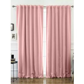 Evdepo Home Karartma Blackout Pilesiz Pudra 300x275 cm Fon Perde
