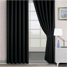 Evdepo Home Karartma Blackout Pilesiz Siyah 140x250 cm Fon Perde