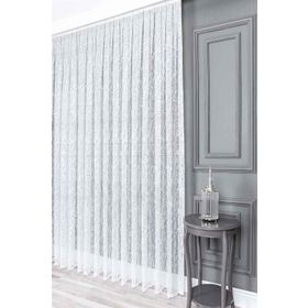 Evdepo Home Kırık Beyaz Ekstraforlu Pilesiz 200x270 cm Tül Perde