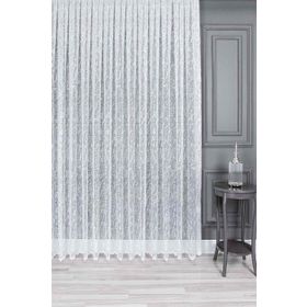 Evdepo Home Kırık Beyaz Normal Pileli 50x200 cm Tül Perde