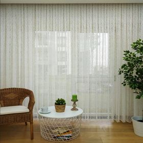 Evdepo Home Kırık Beyaz Normal Pileli 60x270 cm Tül Perde