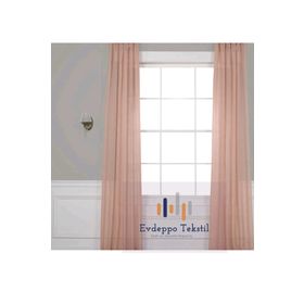 Evdepo Home Normal Pileli Keten Ekru 160x260 cm Tül Perde