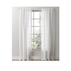 Evdepo Home Normal Pileli Keten Ekru 160x270 cm Tül Perde