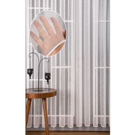 Evdepo Home Seyrek Pile Keten Tek Kanat 100x260 cm Tül Perde