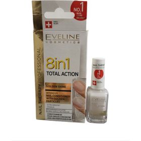 Eveline Cosmetics 8 İn 1 Total Golden Shine 12 ml Intensive Nail Conditioner