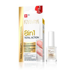 Eveline Cosmetics 8 İn 1 Total Golden Shine 12 ml Intensive Nail Conditioner