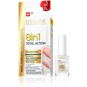 Eveline Cosmetics 8 İn 1 Total Golden Shine 12 ml Intensive Nail Conditioner