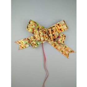 Event Party Store 1 Adet 50 mm Kahverengi Kareli Çekmeli Fiyonk