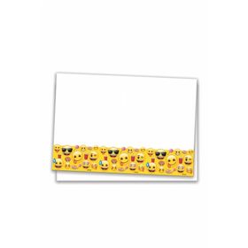 Event Party Store 120x180 cm Plastik Çok Renkli Emoji Dünyası Masa Örtüsü