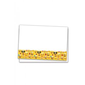 Event Party Store 120x180 cm Plastik Çok Renkli Emoji Dünyası Masa Örtüsü