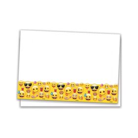 Event Party Store 120x180 cm Plastik Çok Renkli Emoji Dünyası Masa Örtüsü