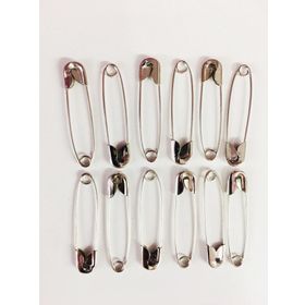 Event Party Store 12'li Gümüş 3.5 cm Çatal Çengelli İğne