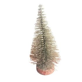 Event Party Store 3946473 Gümüş 15 cm Yılbaşı Çam Ağacı Dekor Masa Süsü