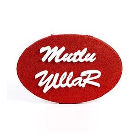 Event Party Store 47 cm X 31 cm Mutlu Yıllar Yılbaşı Strafor