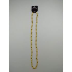 Event Party Store Boncuk 80 cm Gold Metalik Parti Kolye