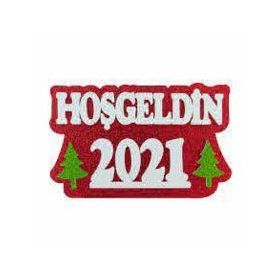 Event Party Store Hoşgeldin 2021 Yılbaşı Strafor