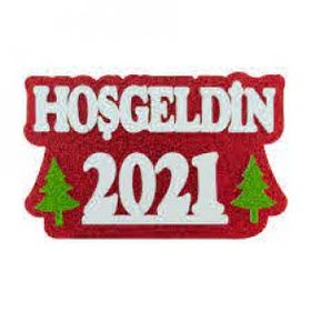 Event Party Store Hoşgeldin 2021 Yılbaşı Strafor