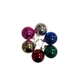 Event Party Store Metalik Renkli 7 cm 6'lı Yılbaşı Top Ağaç Süsü