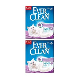 Ever Clean Lavender 2 x 10 L Lavantalı Kokulu Topaklaşan A Kalite Kedi Kumu