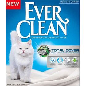 Ever Clean Super Premium Total Cover 6 lt Topaklanan Kokusuz İnce Taneli Bentonit Kedi Kumu