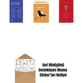 Everest Açıkhava 1 - Sabahattin Ali Seçme Öyküler + Değirmen + Sabahattin Ali Bütün Romanları + Okuma Sticker'ları