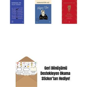Everest Açıkhava 1 - Sabahattin Ali Seçme Öyküler + Kağnı - Ses + Sabahattin Ali Bütün Romanları + Okuma Sticker'ları