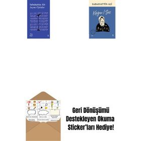 Everest Açıkhava 1 - Sabahattin Ali Seçme Öyküler + Kağnı - Ses - Sabahattin Ali + Okuma Sticker'ları