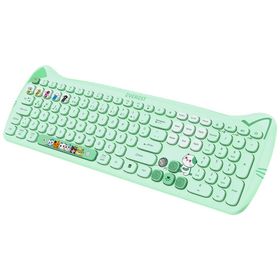 Everest Catty KM-6283 Yeşil Kablosuz Klavye Mouse Seti