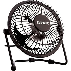 Everest EFN-482 Siyah Metal Masaüstü Mini USB Fan Vantilatör