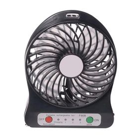 Everest EFN-501 Siyah 1200 mAh Masaüstü Şarj Edilebilir Usb Fan
