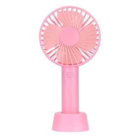 Everest EFN-502 Şarjlı Fan Mini Taşınabilir El Masa Üstü 3 Kademeli Mini Pembe Vantilatör