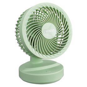 Everest EFN-508 Yeşil Masaüstü Usb Şarjlı Mini Fan