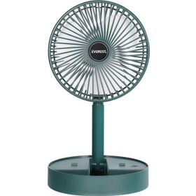 Everest EFN-605 Masaüstü Şarj Edilebilir Yeşil 800 mAh USB Fan