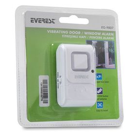 EVEREST EG-9807 Beyaz Manyetik Güvenlik Kapı Pencere Alarmı