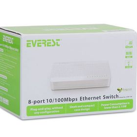 Everest ESW-108 8 Port 10/100 Switch Ethernet Çoklayıcı Hub