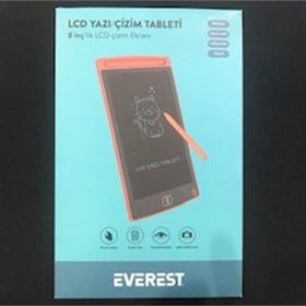 Everest EV-DY100 8.5'' Kırmızı Tek Tuşla Sil Dijital Yazı Tahtası
