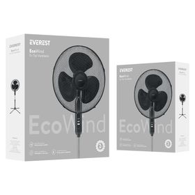 Everest FAN10 Siyah EcoWind 45 W Vantilatör