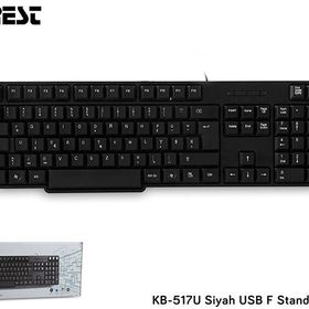 Everest KB-517U Siyah Standart USB F Klavye