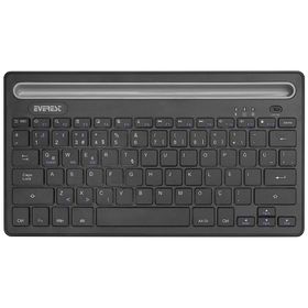 Everest KB-BT82 Siyah Bluetooth Ultra İnce+Şarjlı Q Mac-Win-Android-iOS Uyumlu Kablosuz Klavye