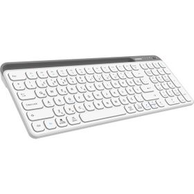 Everest KB-BT90 Beyaz-Gri Q Kablosuz Klavye