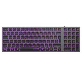 Everest KB-BT98 Beyaz Gri Kablosuz Klavye