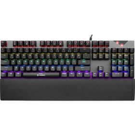 Everest Kb-Mk7 Gri USB Bilek Destekli Mekanik Klavye Q Blue Switch Gaming Oyuncu Klavyesi