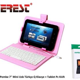 Everest KB-TAB07 Pembe Tablet Kılıfı