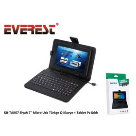 Everest KB-TAB07 Siyah Tablet Kılıfı